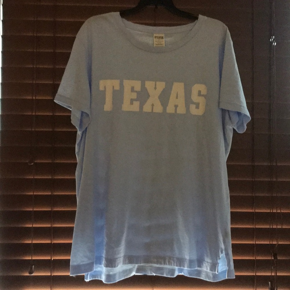PINK blue Texas shirt